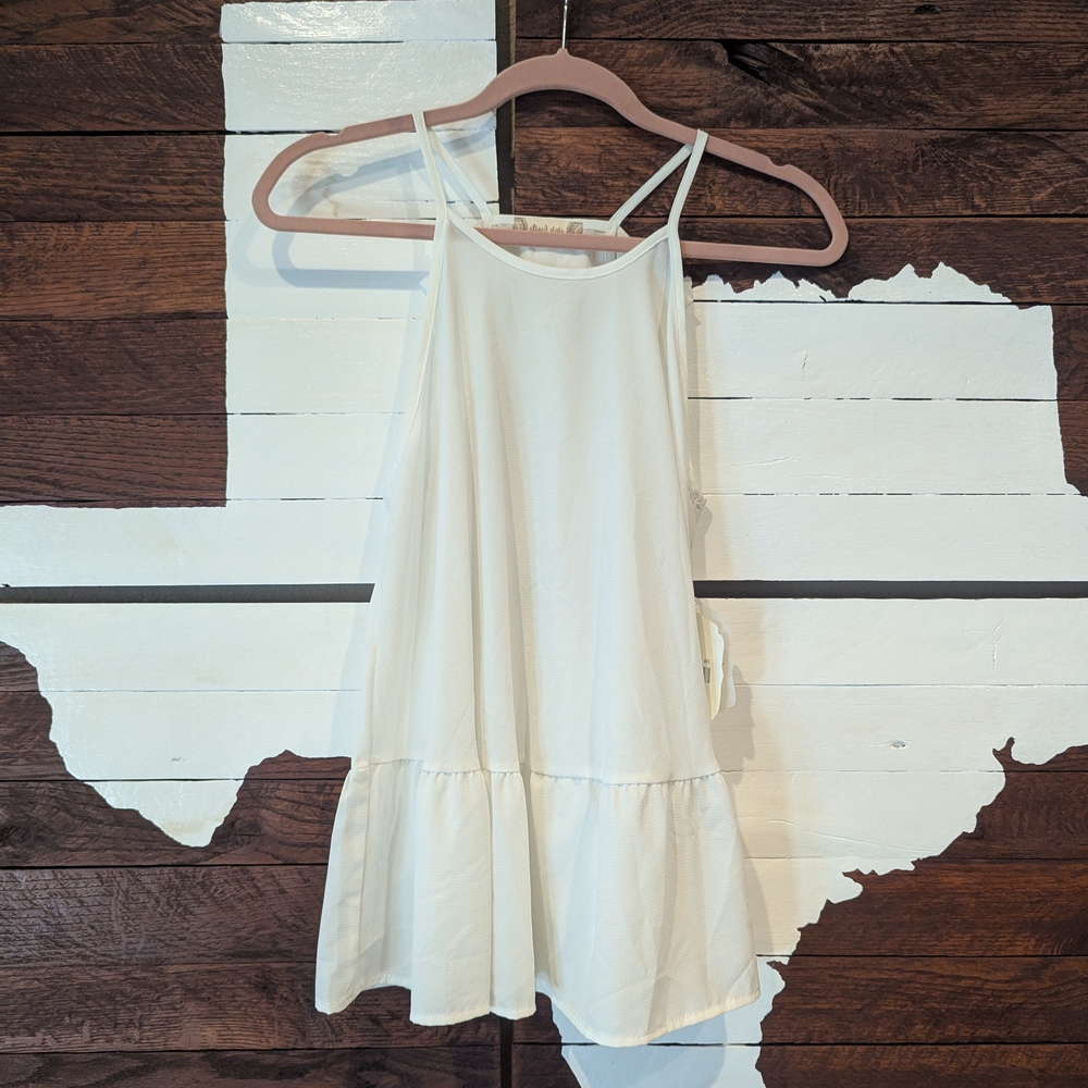 Altar'd State Cream Sleeveless Top
